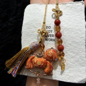 新年金はすぐにお金があります馬到成功車掛け鞄掛け鍵掛け