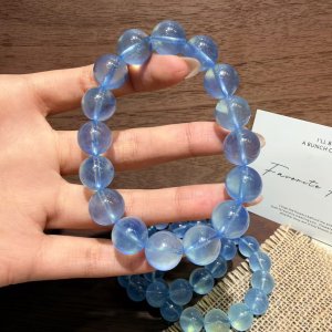 素串精品海藍宝ブレスレット